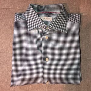 ETON Green/Blue Gingham shirt